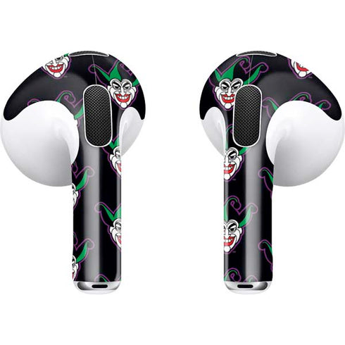 DC Comics The Joker Logo Pattern Apple AirPods (3rd Gen 2021) Skin