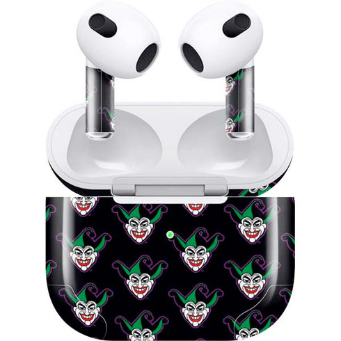 DC Comics The Joker Logo Pattern Apple AirPods (3rd Gen 2021) Skin