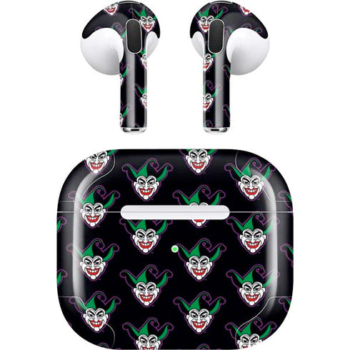 DC Comics The Joker Logo Pattern Apple AirPods (3rd Gen 2021) Skin
