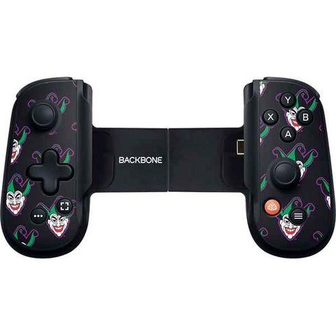 DC Comics The Joker Logo Pattern Backbone One for iPhone Game Controller Skin