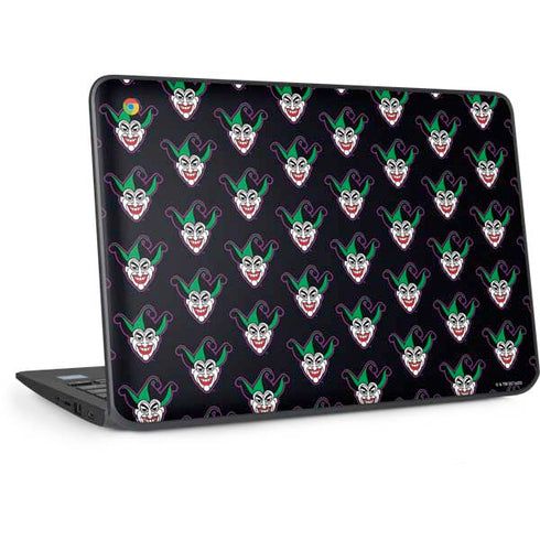 DC Comics The Joker Logo Pattern HP Chromebook Skin