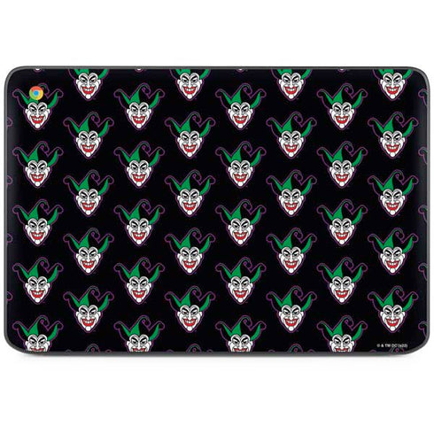 DC Comics The Joker Logo Pattern HP Chromebook Skin