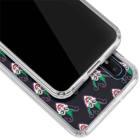 DC Comics The Joker Logo Pattern Galaxy A10e Clear Case