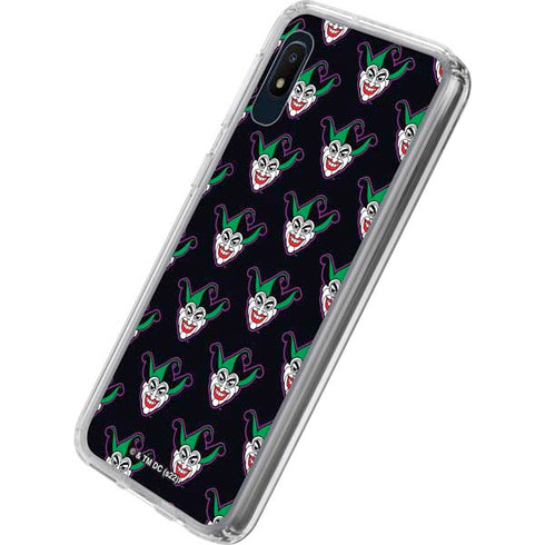 DC Comics The Joker Logo Pattern Galaxy A10e Clear Case
