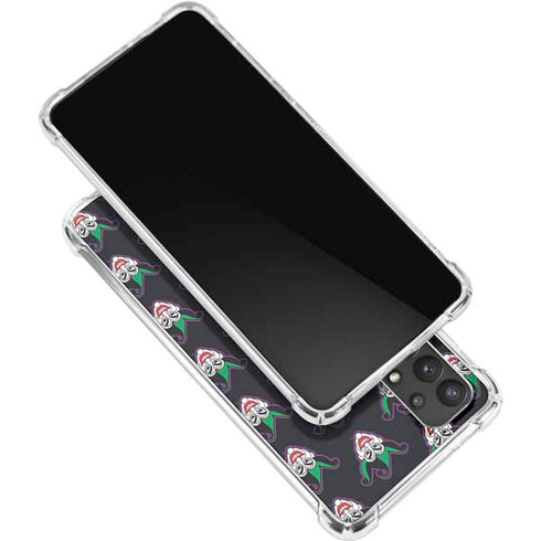 DC Comics The Joker Logo Pattern Galaxy A32 5G Clear Case