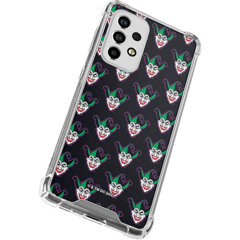 DC Comics The Joker Logo Pattern Galaxy A33 5G Clear Case