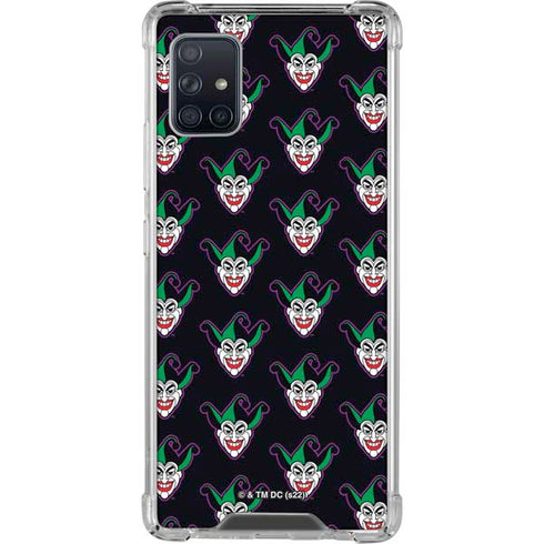 DC Comics The Joker Logo Pattern Galaxy A51 5G Clear Case