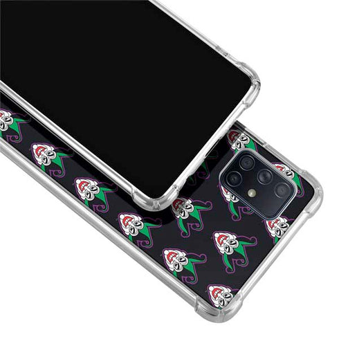 DC Comics The Joker Logo Pattern Galaxy A51 5G Clear Case