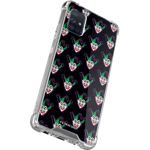 DC Comics The Joker Logo Pattern Galaxy A51 5G Clear Case