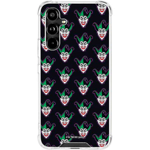DC Comics The Joker Logo Pattern Galaxy A54 5G Clear Case