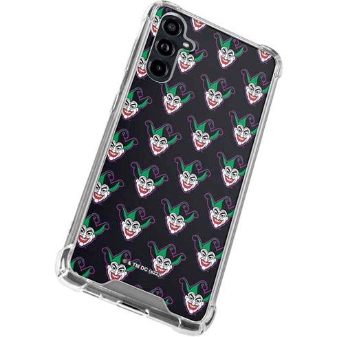 DC Comics The Joker Logo Pattern Galaxy A54 5G Clear Case