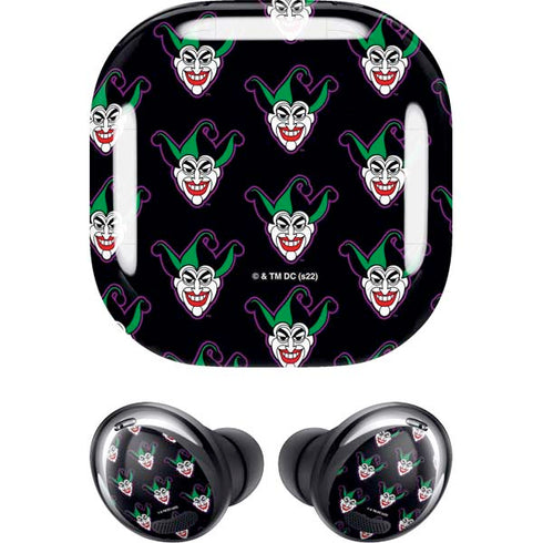 DC Comics The Joker Logo Pattern Galaxy Buds Pro Skin