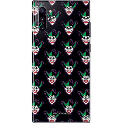 DC Comics The Joker Logo Pattern Galaxy Note 10 Plus Skin