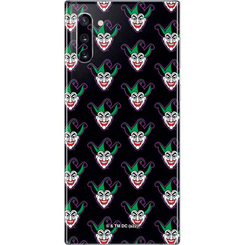 DC Comics The Joker Logo Pattern Galaxy Note 10 Skin