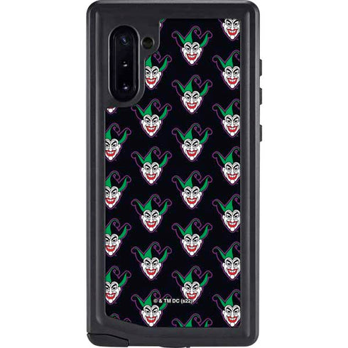 DC Comics The Joker Logo Pattern Galaxy Note 10 Waterproof Case