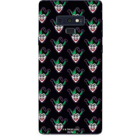 DC Comics The Joker Logo Pattern Galaxy Note 9 Skin