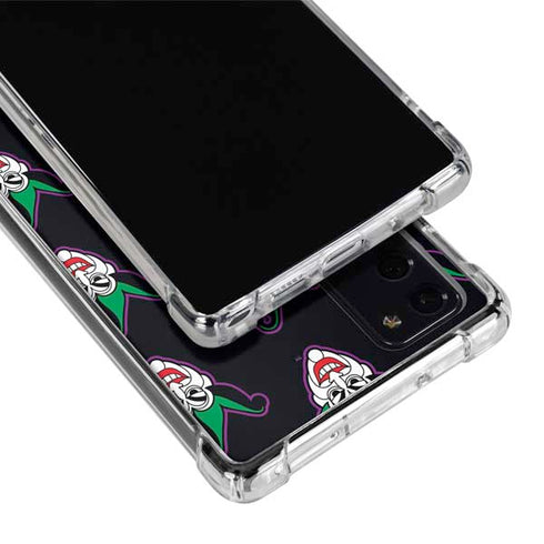 DC Comics The Joker Logo Pattern Galaxy Note20 5G Clear Case