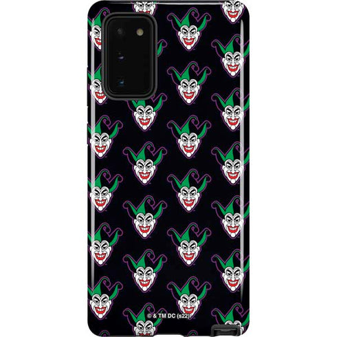 DC Comics The Joker Logo Pattern Galaxy Note20 5G Pro Case