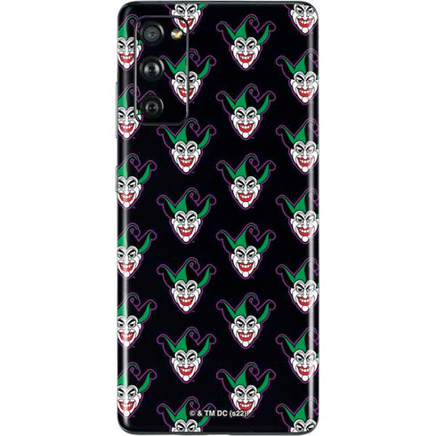 DC Comics The Joker Logo Pattern Galaxy S20 Fan Edition Skin