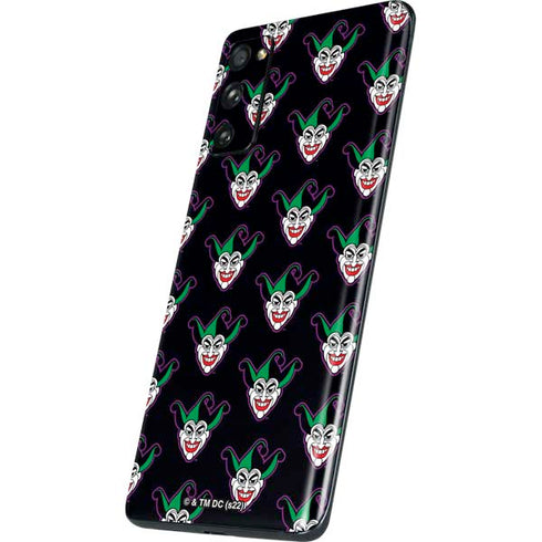 DC Comics The Joker Logo Pattern Galaxy S20 Fan Edition Skin