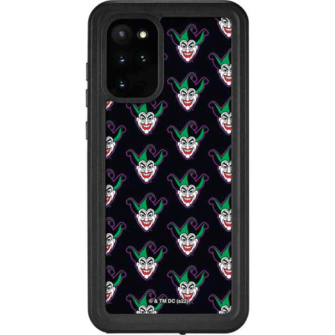 DC Comics The Joker Logo Pattern Galaxy S20 Plus Waterproof Case