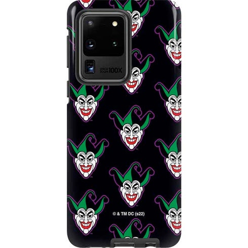 DC Comics The Joker Logo Pattern Galaxy S20 Ultra 5G Pro Case