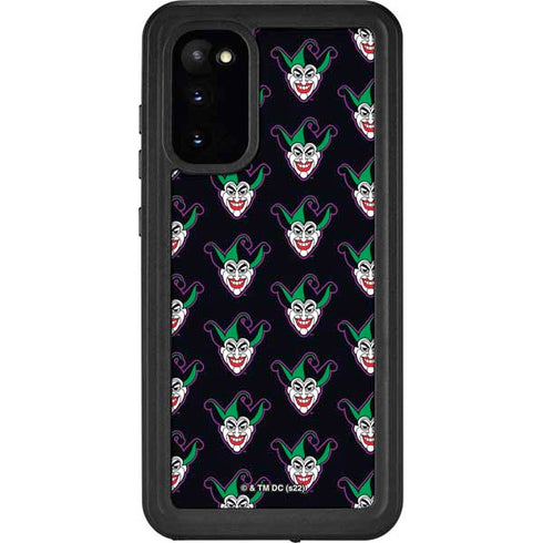 DC Comics The Joker Logo Pattern Galaxy S20 Waterproof Case