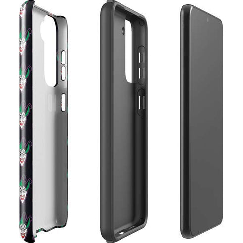 DC Comics The Joker Logo Pattern Galaxy S21 Plus 5G Pro Case