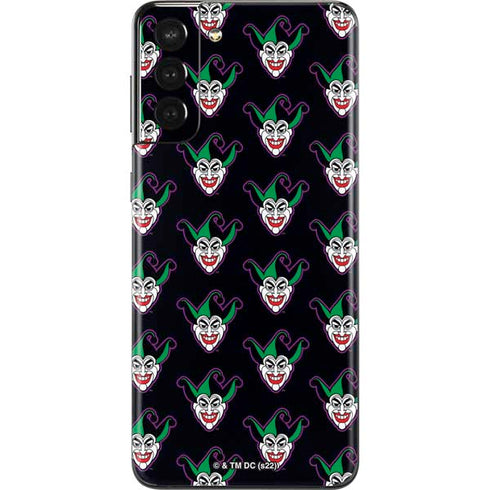 DC Comics The Joker Logo Pattern Galaxy S21 Plus 5G Skin