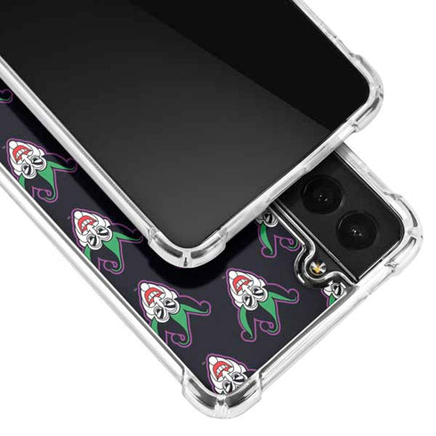 DC Comics The Joker Logo Pattern Galaxy S22 Clear Case