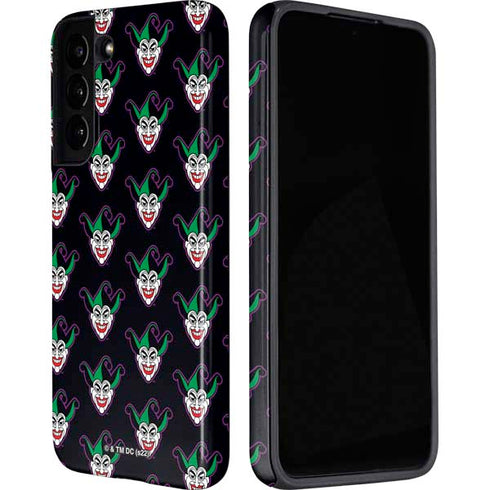 DC Comics The Joker Logo Pattern Galaxy S22 Plus Pro Case