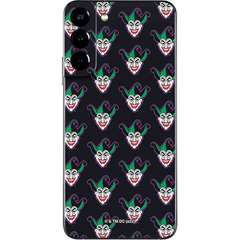 DC Comics The Joker Logo Pattern Galaxy S22 Plus Skin