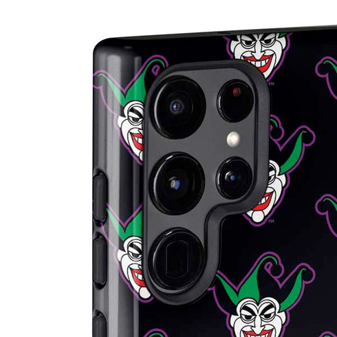DC Comics The Joker Logo Pattern Galaxy S22 Ultra Pro Case