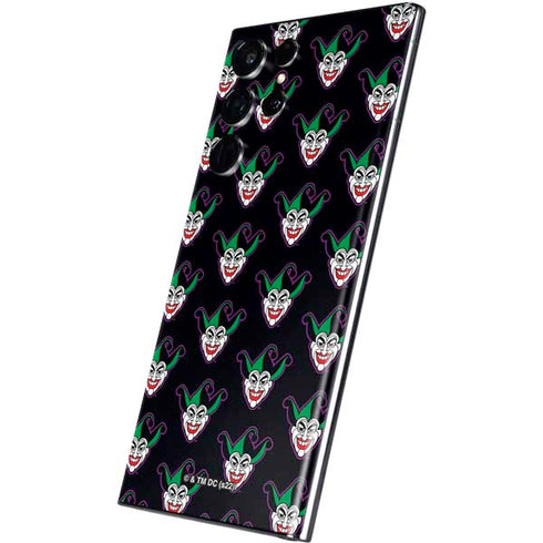 DC Comics The Joker Logo Pattern Galaxy S22 Ultra Skin