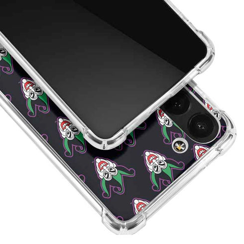 DC Comics The Joker Logo Pattern Galaxy S23 Clear Case