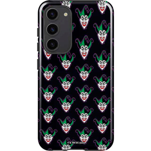 DC Comics The Joker Logo Pattern Galaxy S23 Plus Pro Case