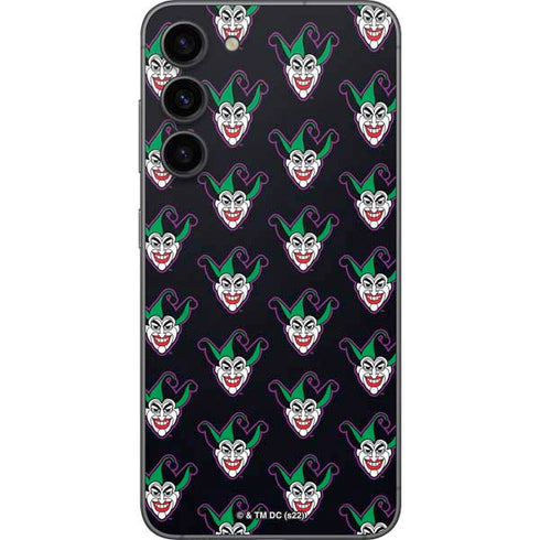DC Comics The Joker Logo Pattern Galaxy S23 Plus Skin