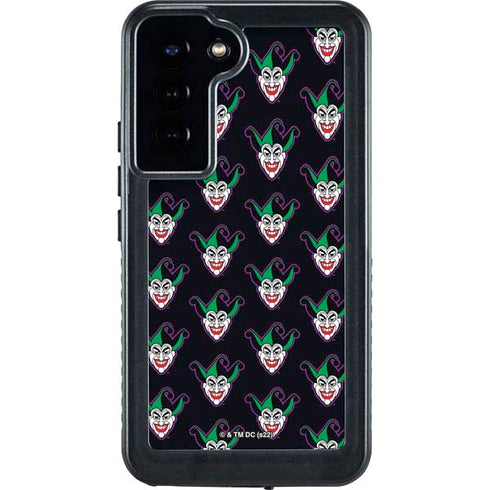 DC Comics The Joker Logo Pattern Galaxy S23 Plus Waterproof Case