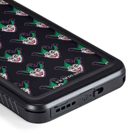 DC Comics The Joker Logo Pattern Galaxy S23 Plus Waterproof Case
