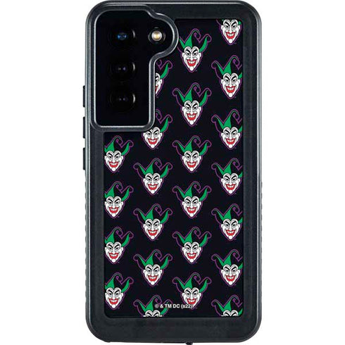 DC Comics The Joker Logo Pattern Galaxy S23 Waterproof Case