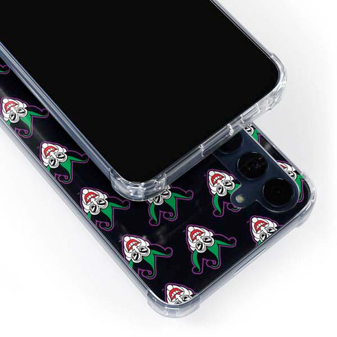 DC Comics The Joker Logo Pattern Galaxy S24 Clear Case