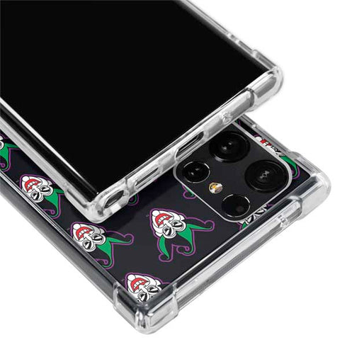 DC Comics The Joker Logo Pattern Galaxy S24 Ultra Clear Case