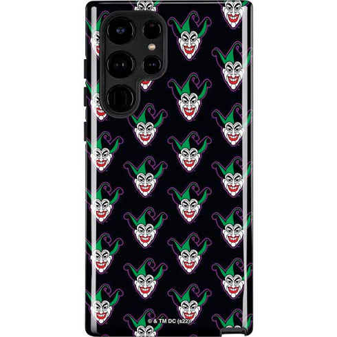 DC Comics The Joker Logo Pattern Galaxy S24 Ultra Impact Case