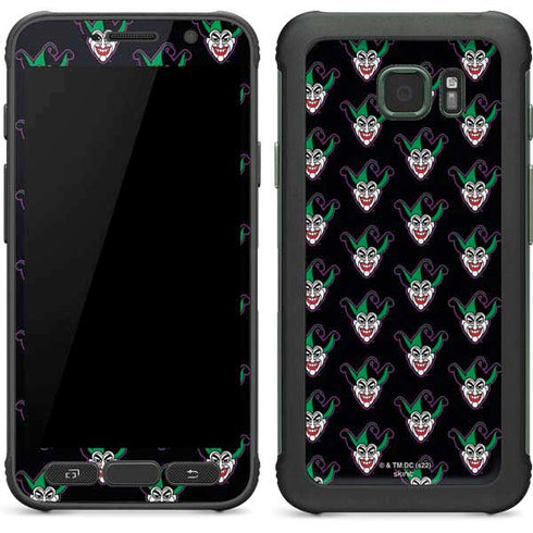 DC Comics The Joker Logo Pattern Galaxy S7 Active Skin