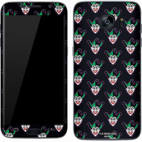 DC Comics The Joker Logo Pattern Galaxy S7 Skin