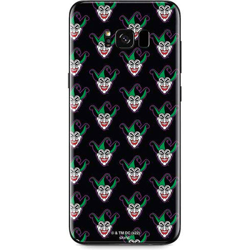 DC Comics The Joker Logo Pattern Galaxy S8 Skin