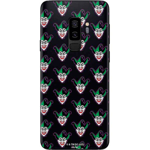DC Comics The Joker Logo Pattern Galaxy S9 Plus Skin