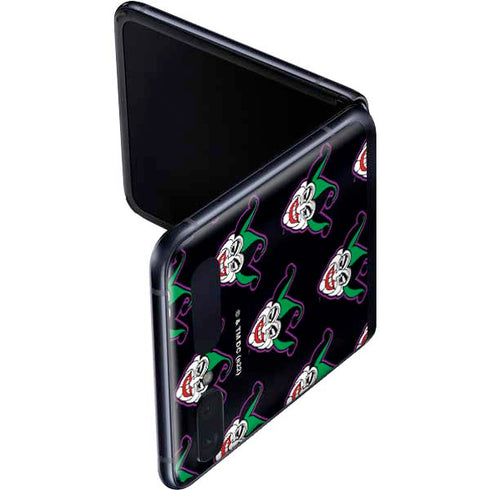 DC Comics The Joker Logo Pattern Galaxy Z Flip Skin