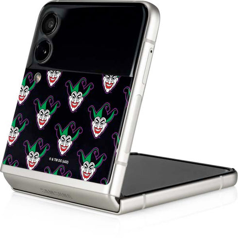 DC Comics The Joker Logo Pattern Galaxy Z Flip3 5G Skin