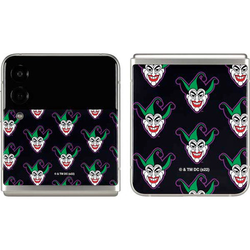 DC Comics The Joker Logo Pattern Galaxy Z Flip3 5G Skin